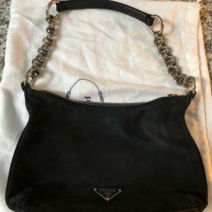 Prada suede  purse